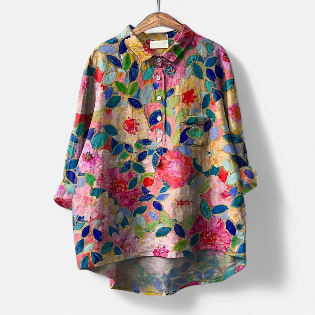 Frida - Elegant kunstnerisk bluse