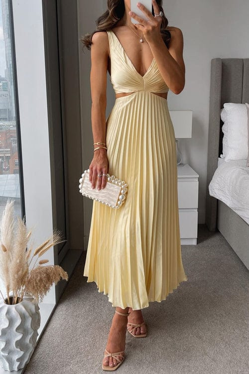 Yasmin - Elegant plisseret kjole