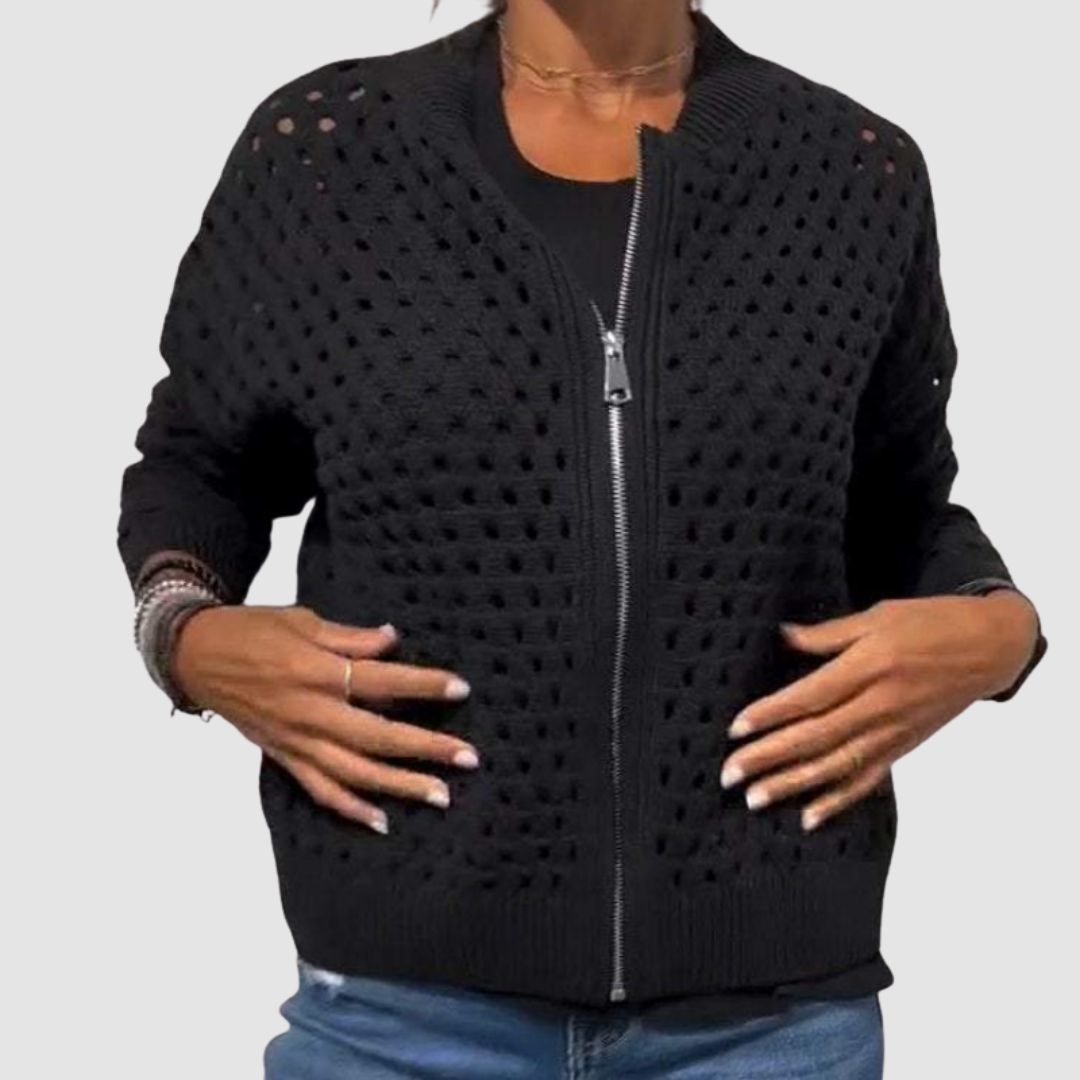 Desiree - Elegant strikcardigan