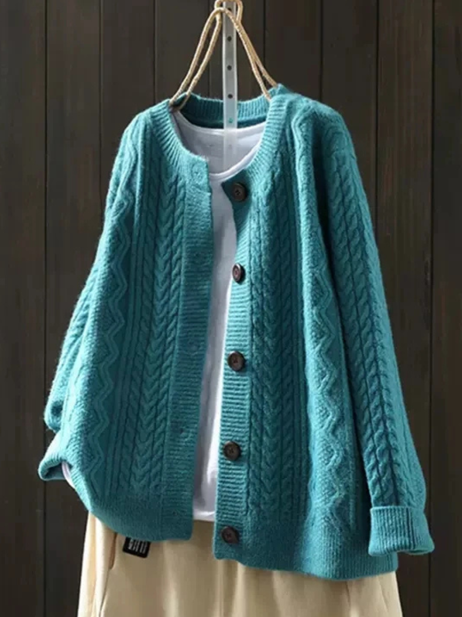 Doris - Elegant Strikket Cardigan