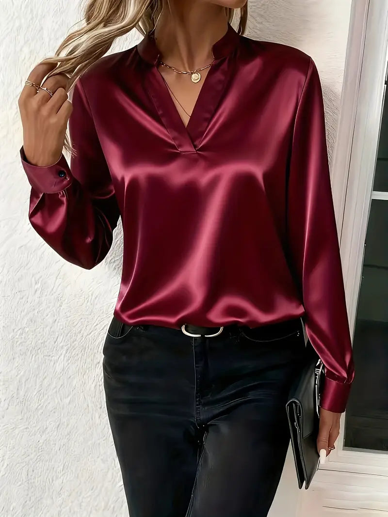 Satin - Elegant og sofistikeret bluse