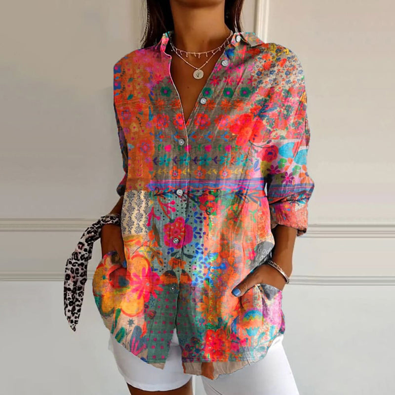 Melle - Elegant vintagebluse