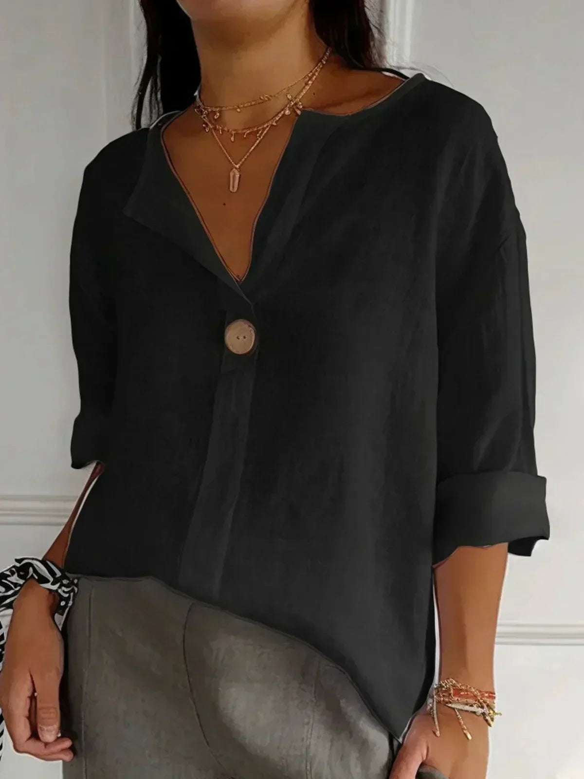 Freja - Elegant afslappet bluse