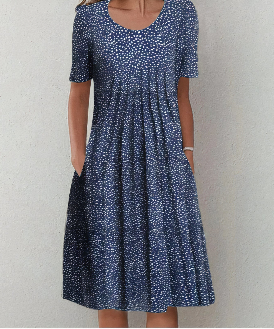 Clementine - Elegant blomstret kjole