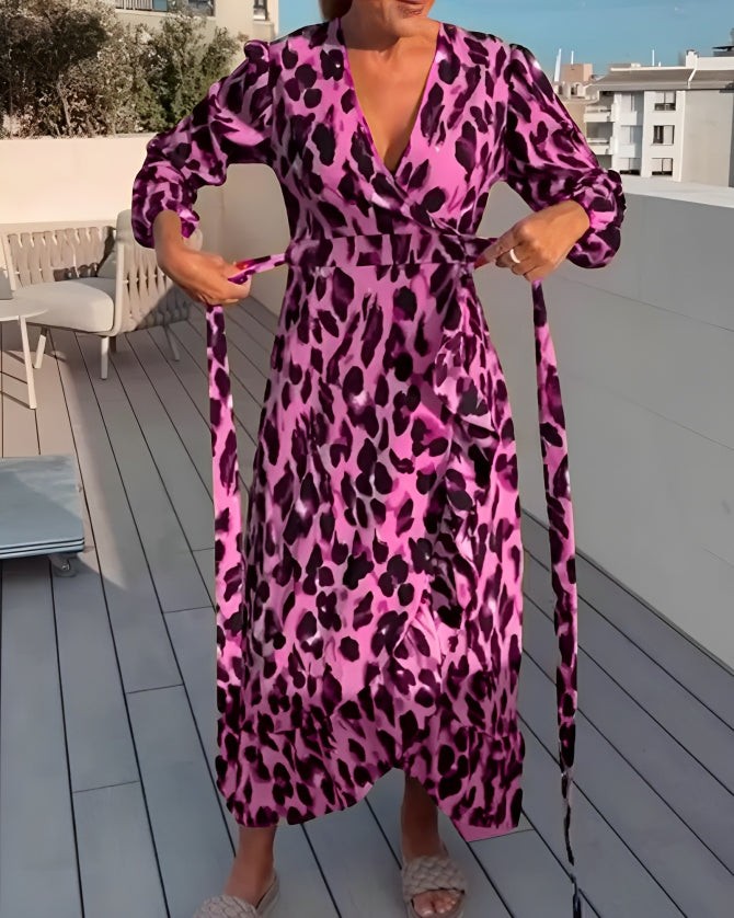 Sophia - Fræk leopardkjole