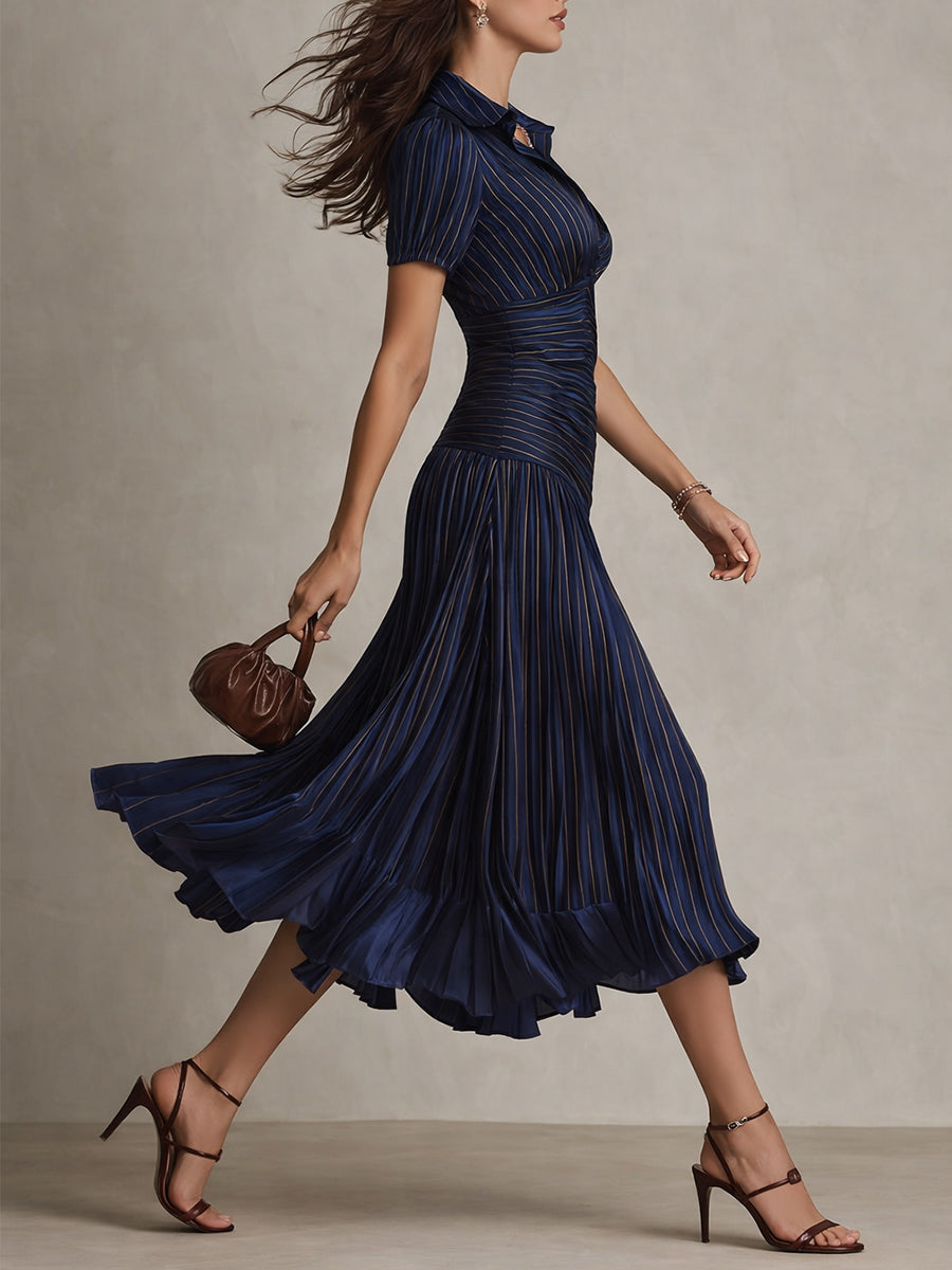 Manon - Elegant satinkjole