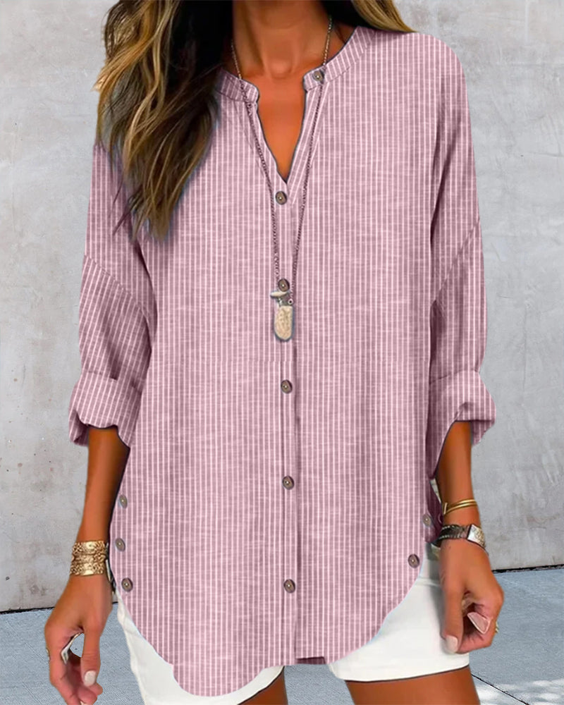 Valerié - Stribet Chic Top