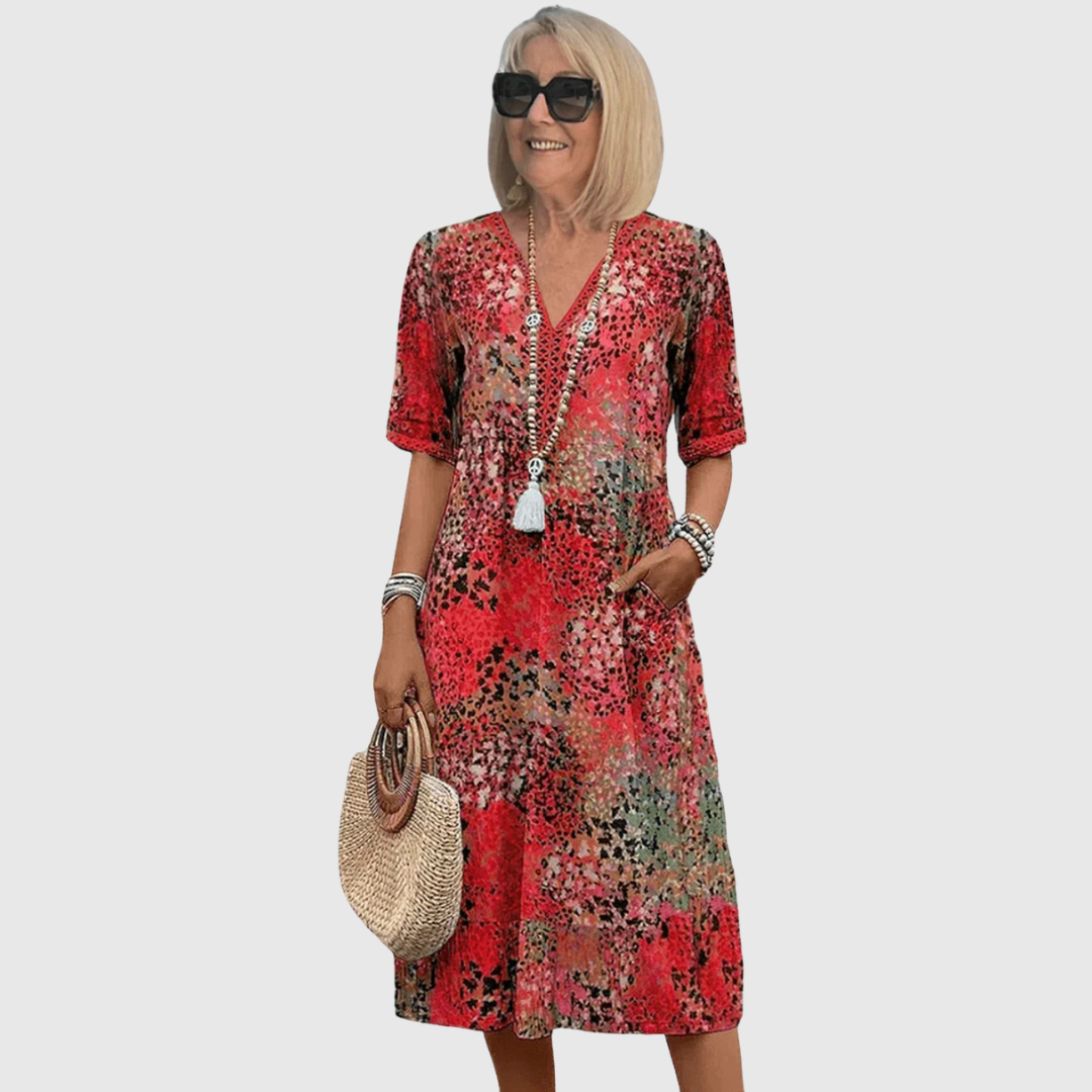 Marina - Elegant midikjole til sommer