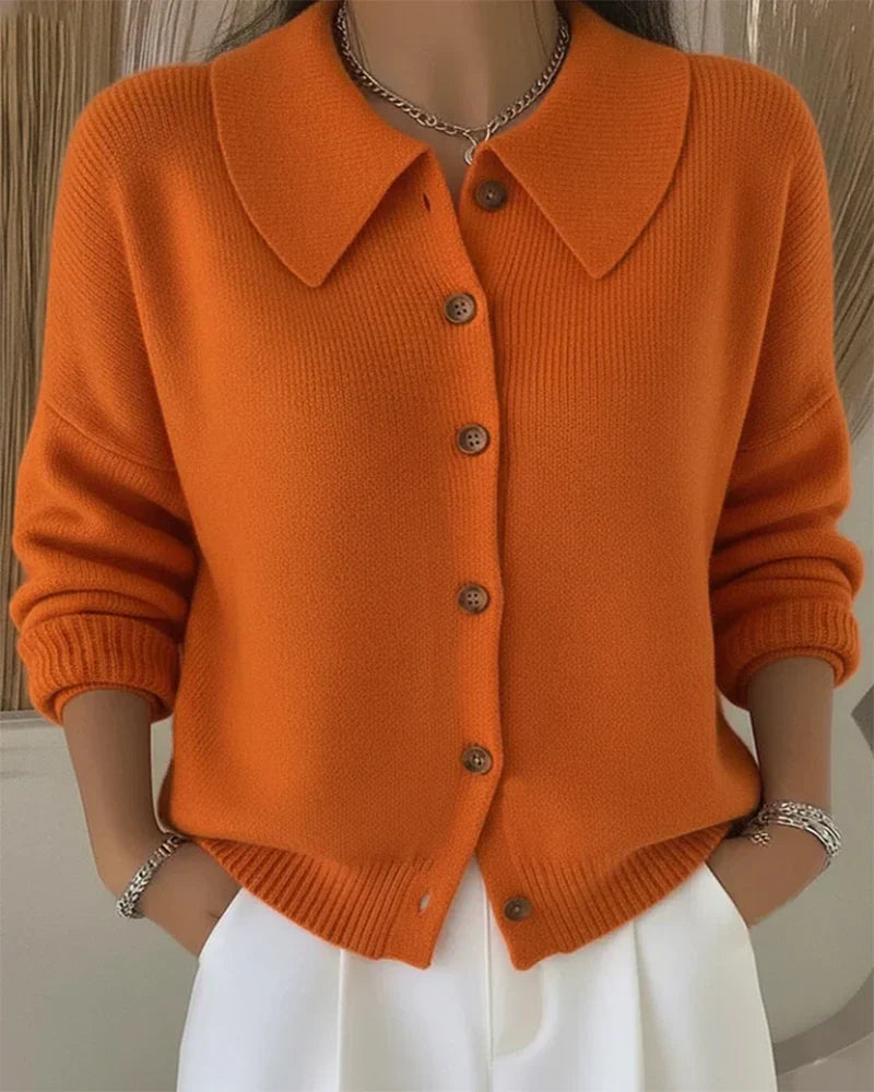 Miora - Lang og Smart Cardigan