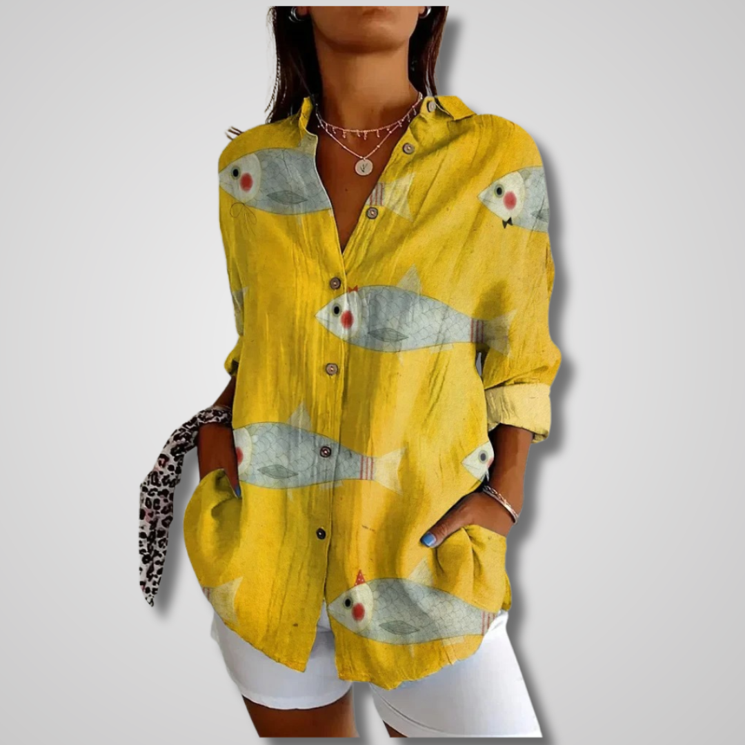 Melle - Elegant vintagebluse