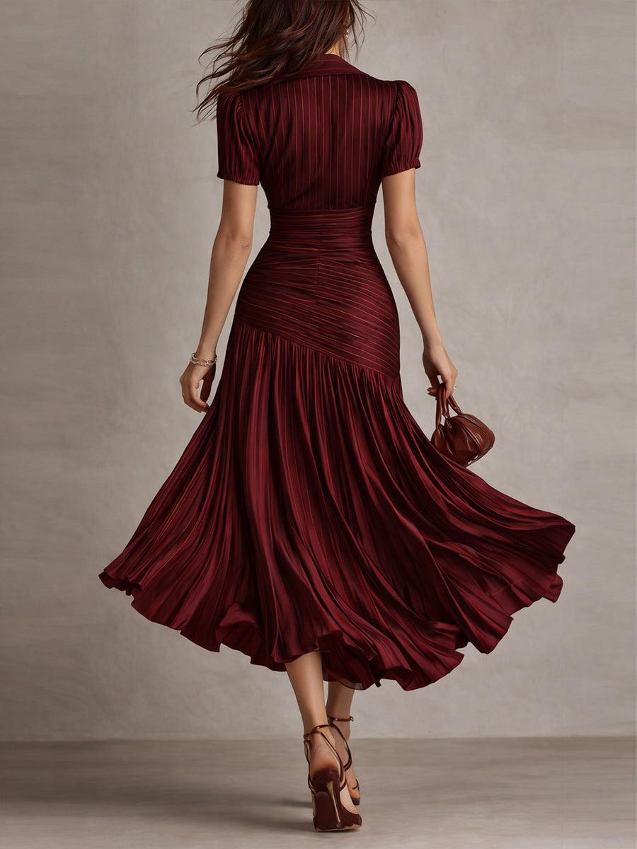 Manon - Elegant satinkjole