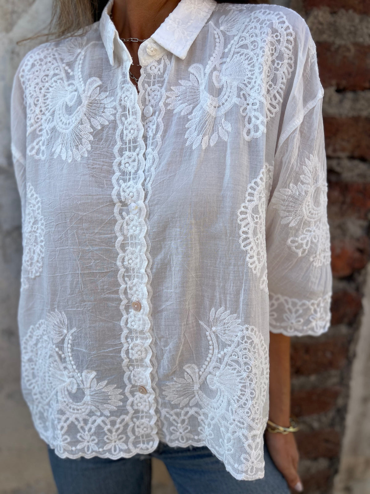 Eva - Elegant og luftig bluse
