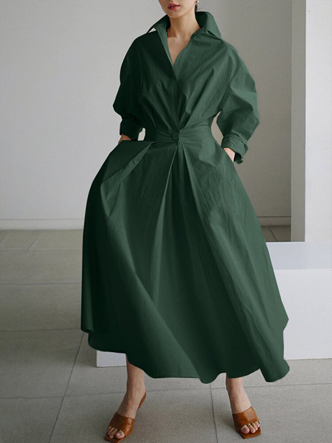 Clémence - Elegant lang kjole