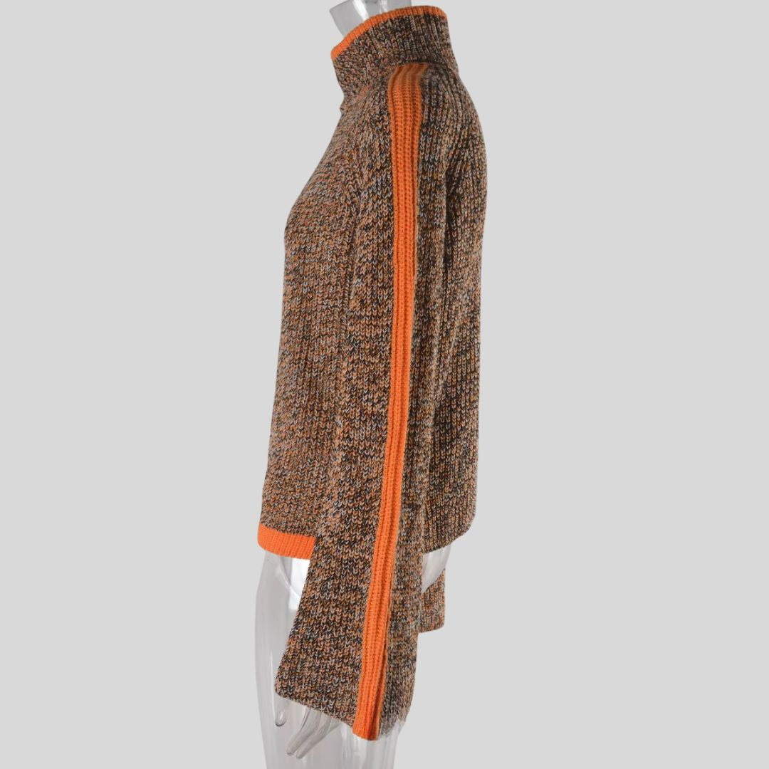 Diana - Stilfuld patchwork-sweater