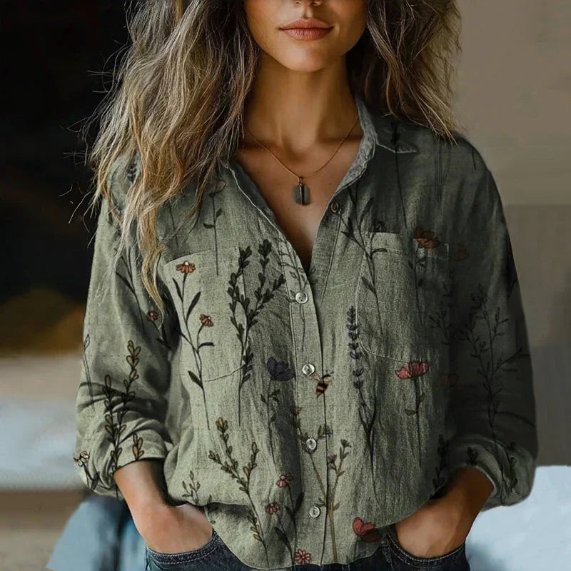 Valentina - Elegant vintagebluse