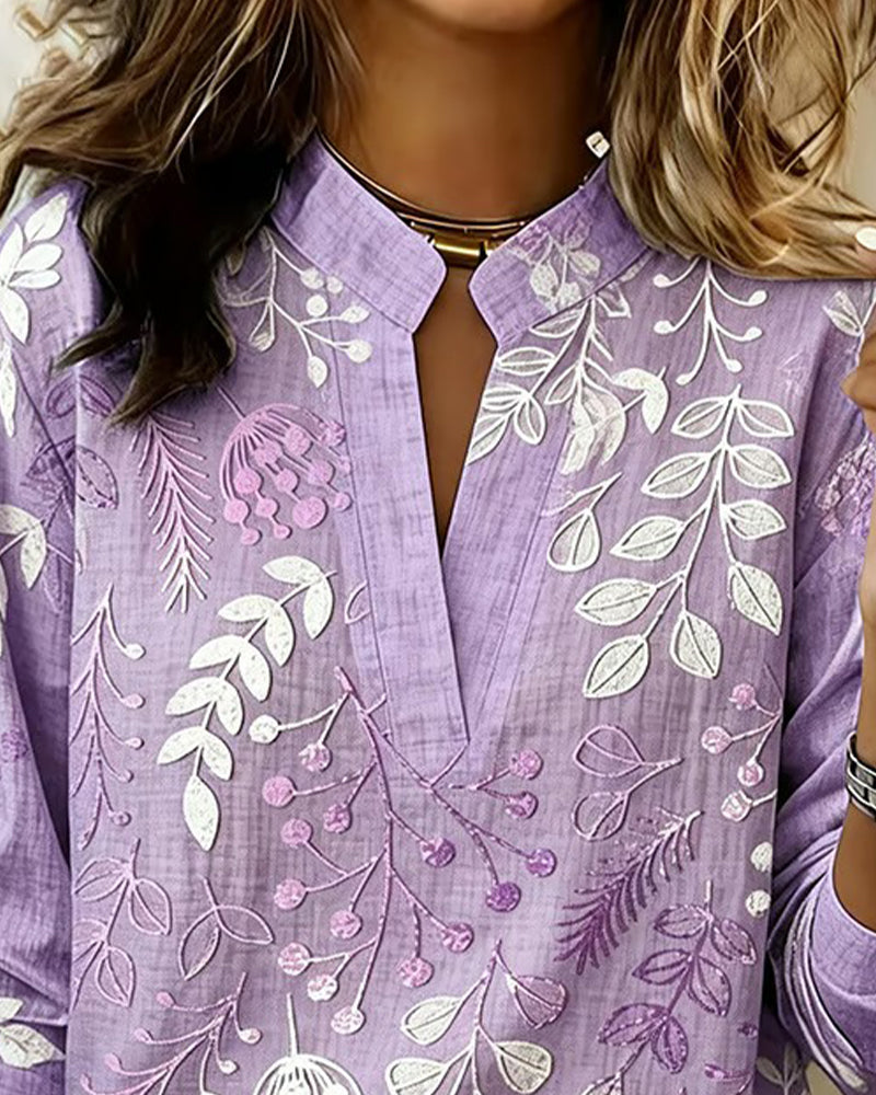 Eleni - Elegant bluse med blomster