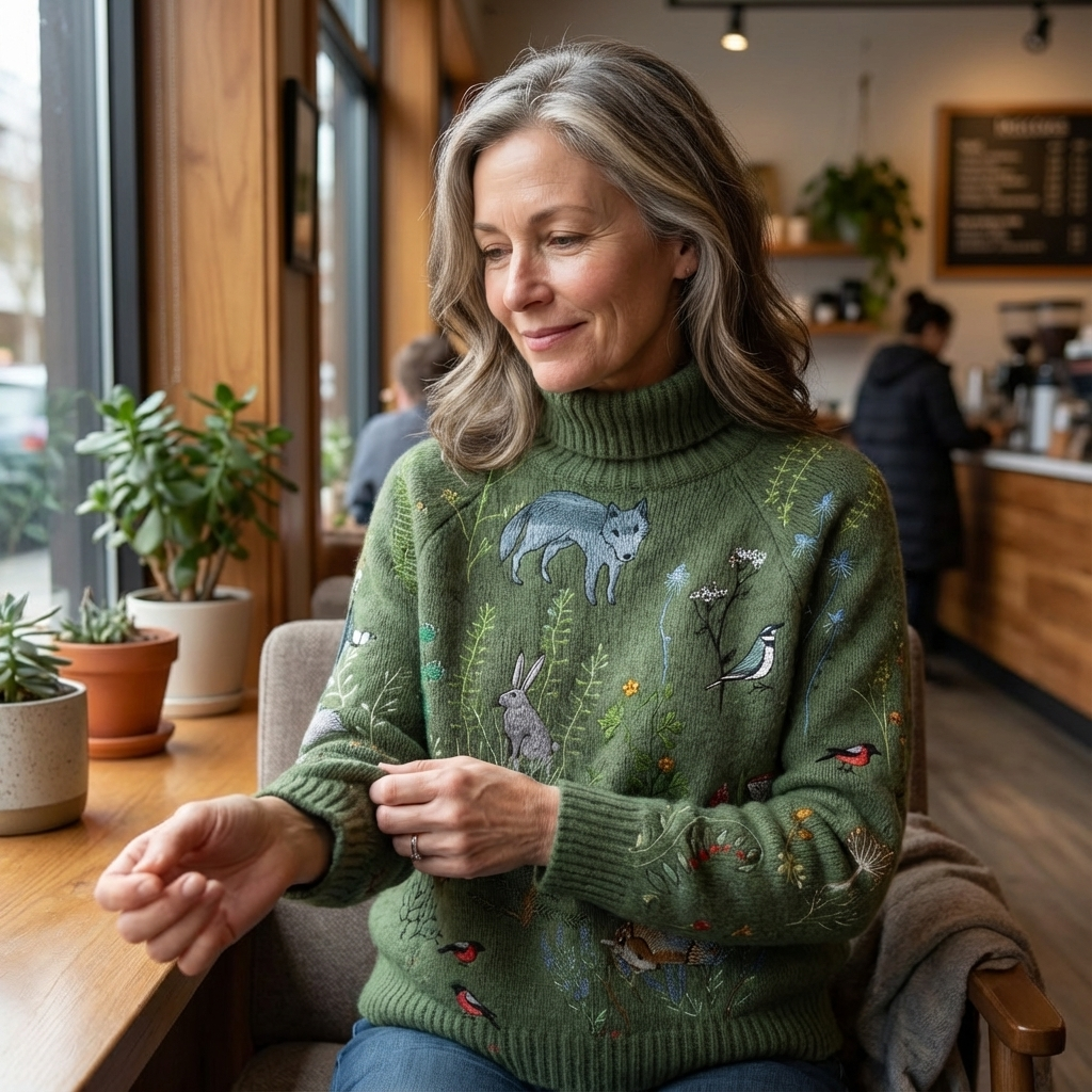 Donna - Blød afslappet striktrøje
