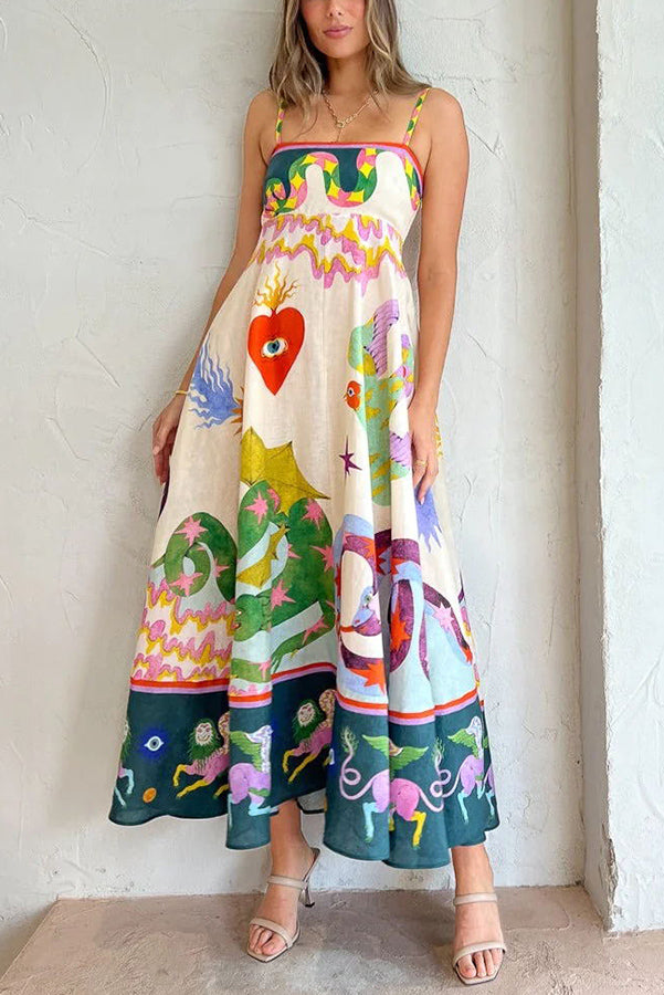 Angeline - Elegant lang kjole