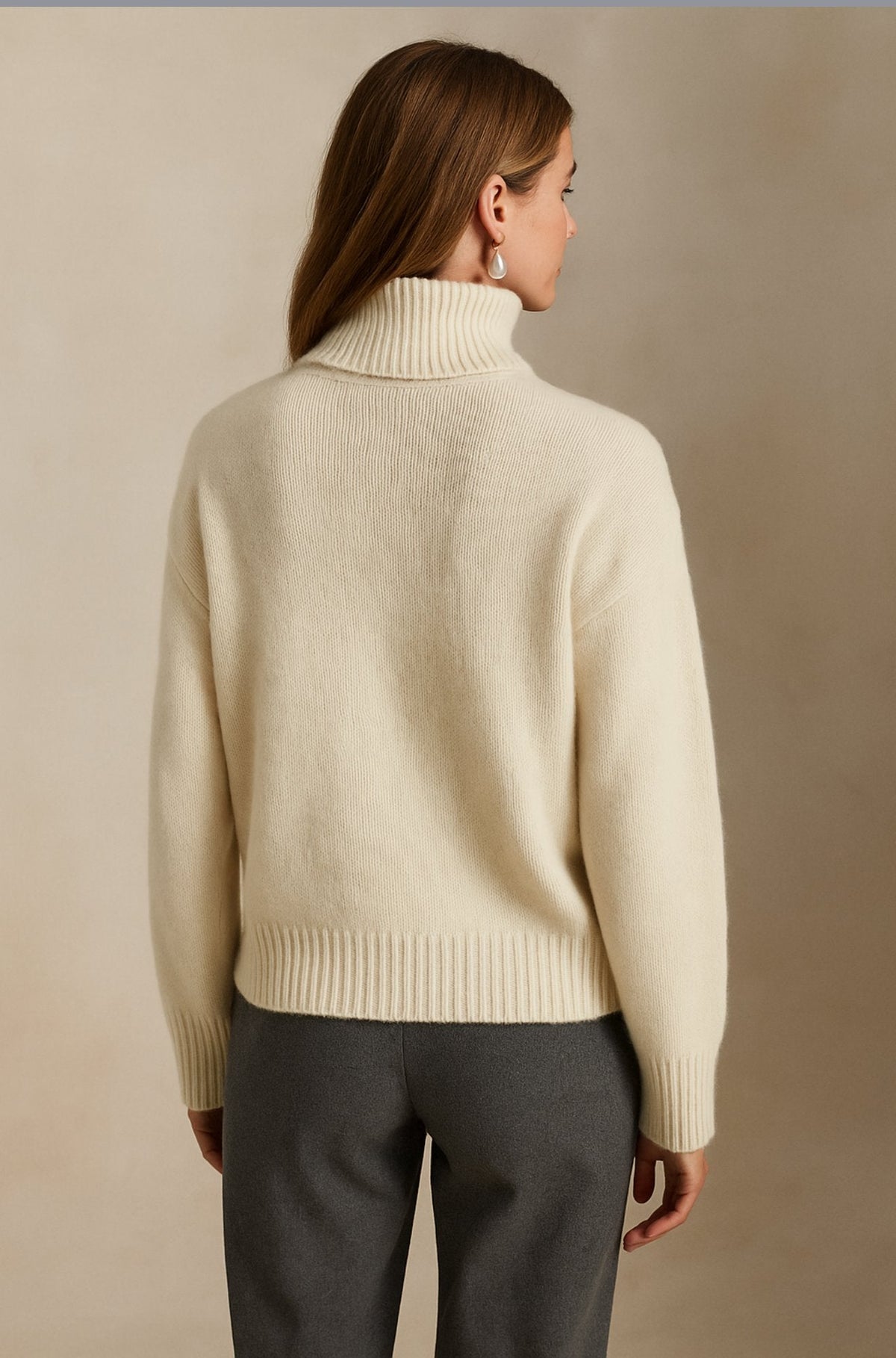 Isabella - Højt tørklæde i cashmere
