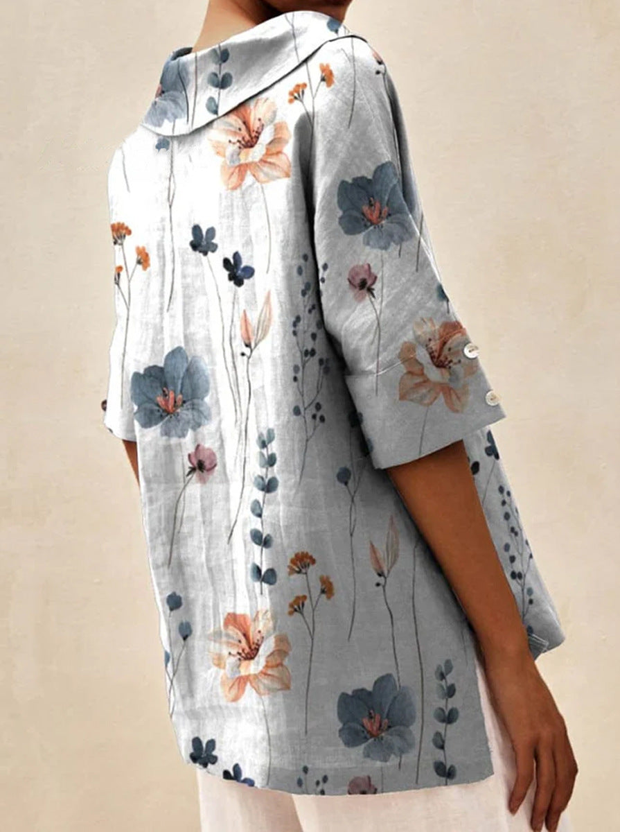 Andrea - Let blomstret sommertop