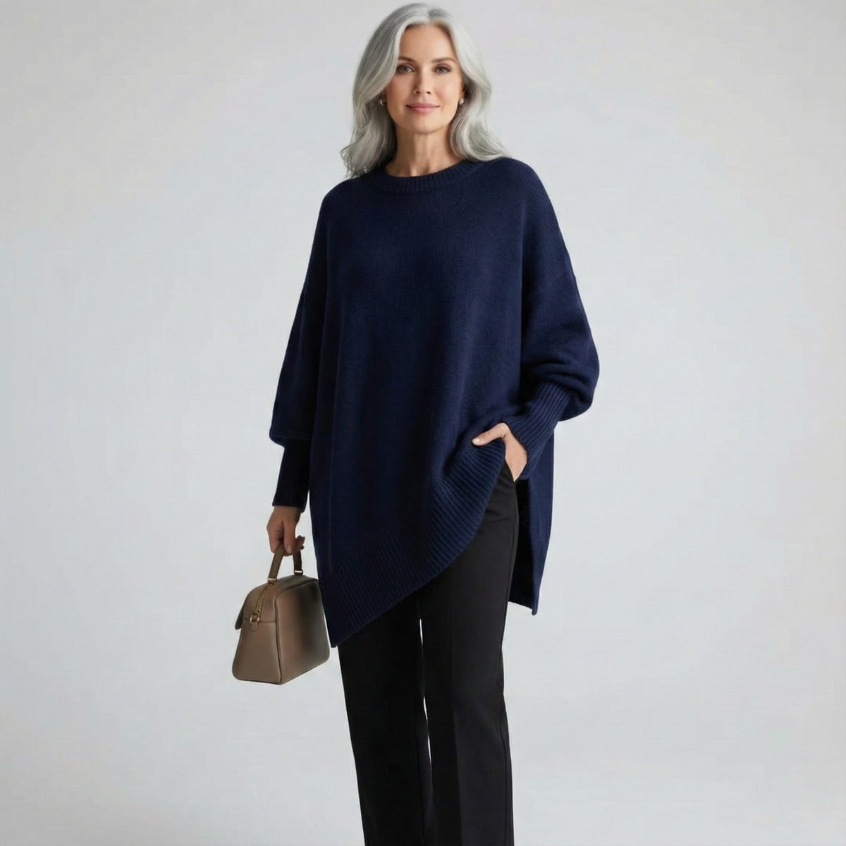 Claudia - Elegant og behagelig striktrøje