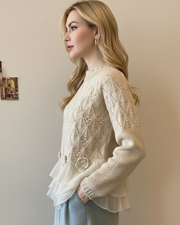 Taylor - Charmerende strikcardigan