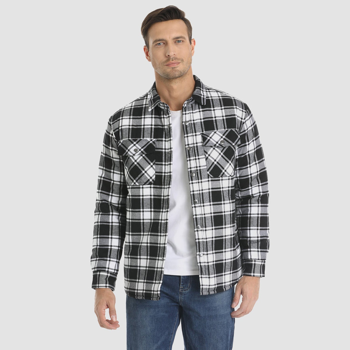 Jack - Robust stribet jakke