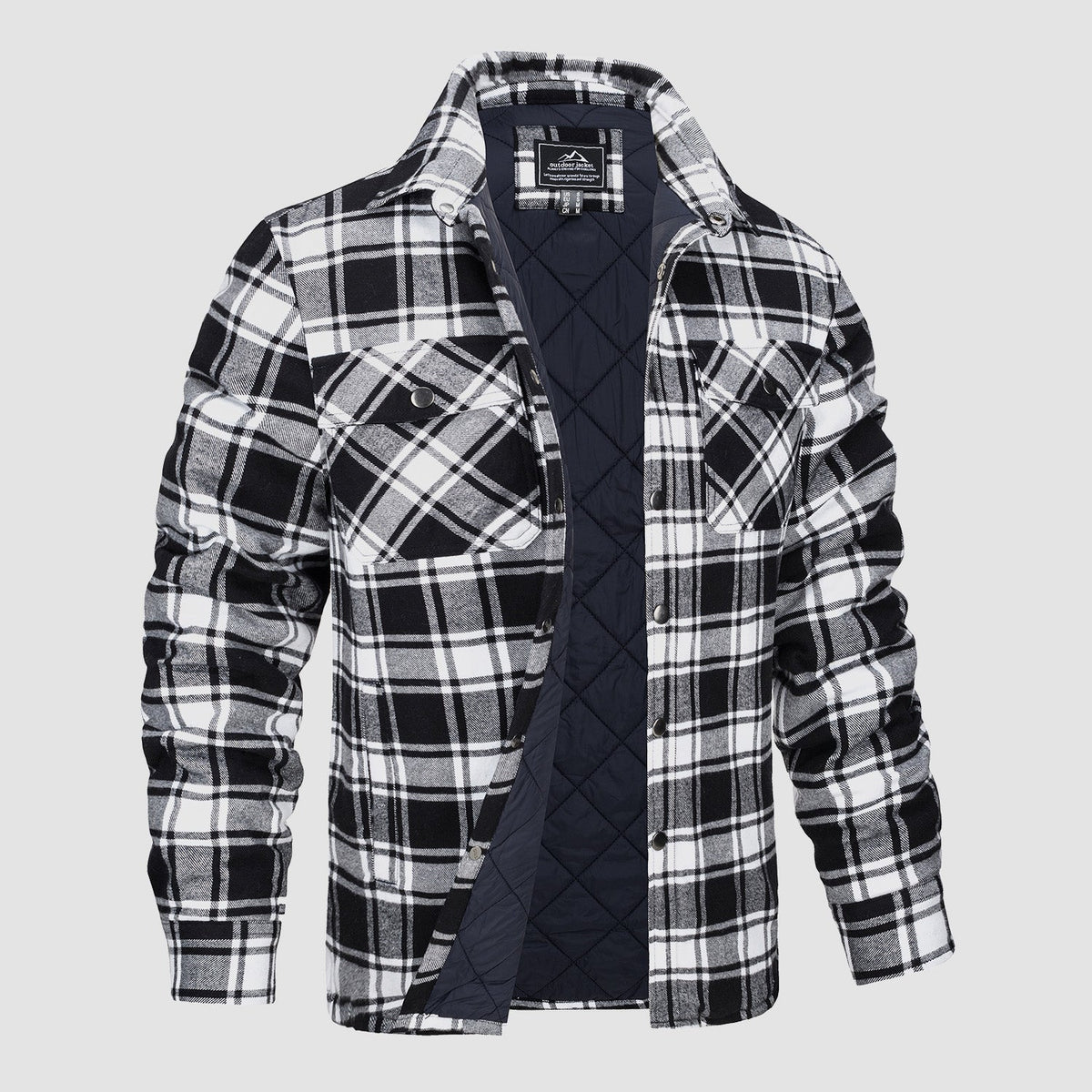 Jack - Robust stribet jakke