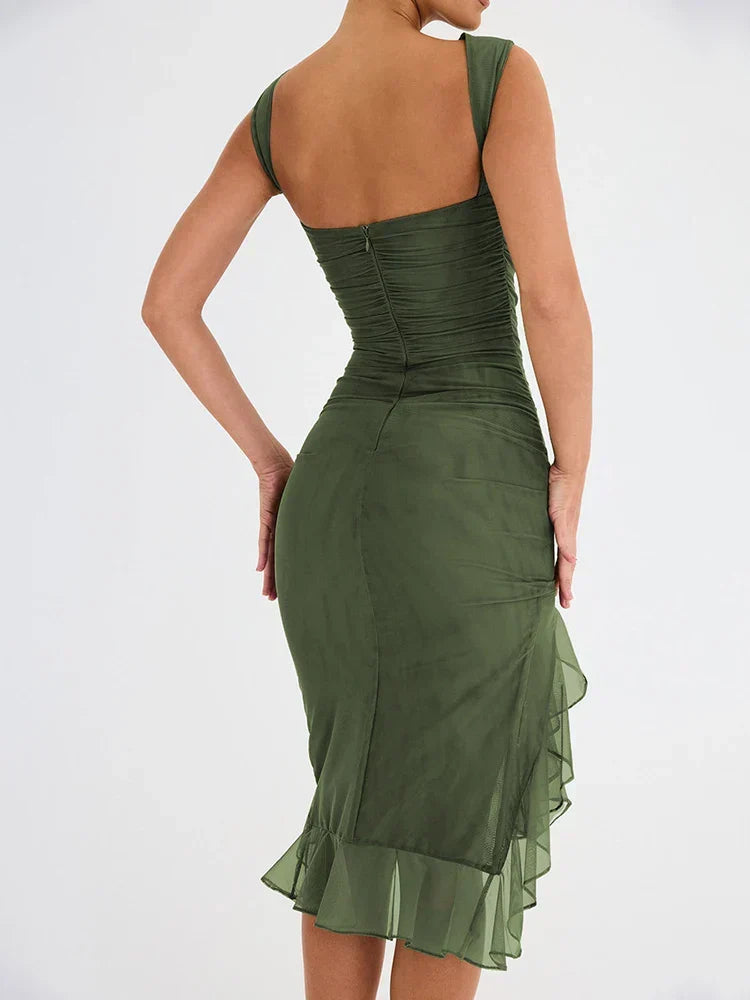 Nancy - Elegant midikjole