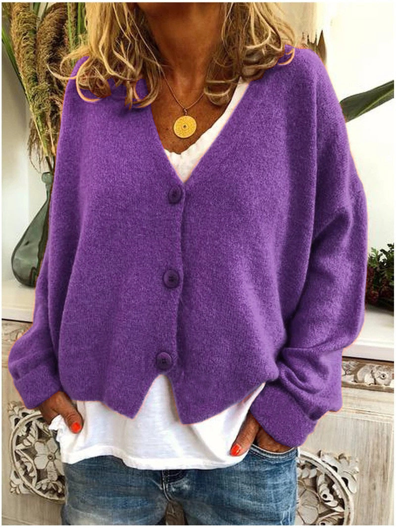 Scarlett - Elegant Strikket Cardigan