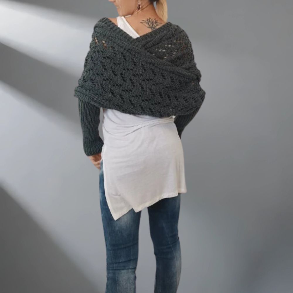 WarmWrap™ - Elegant vævet sjal