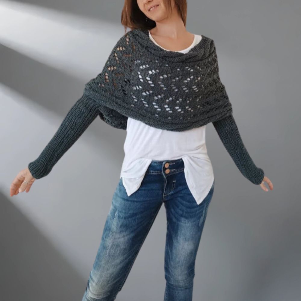 WarmWrap™ - Elegant vævet sjal