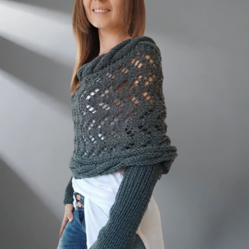 WarmWrap™ - Elegant vævet sjal