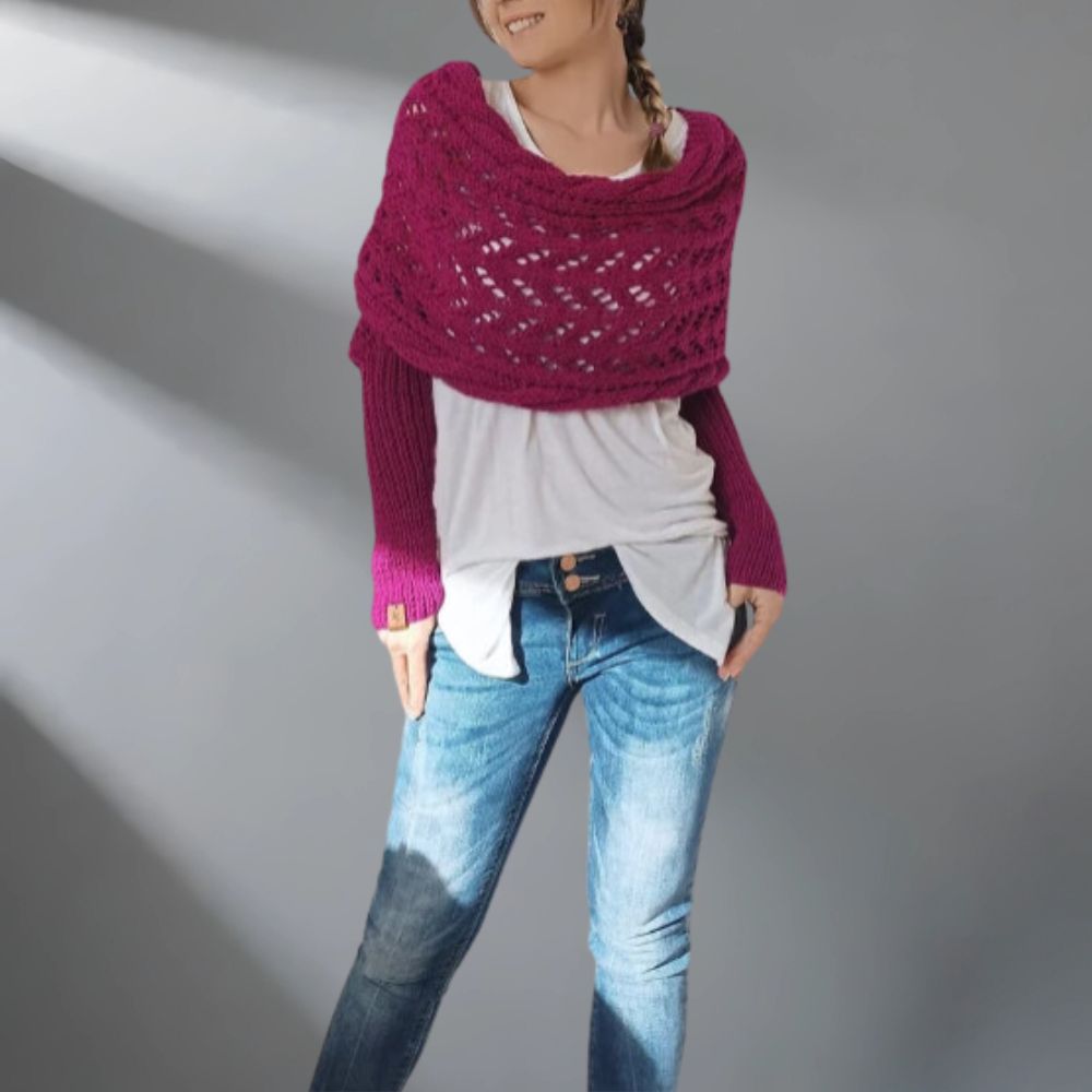 WarmWrap™ - Elegant vævet sjal