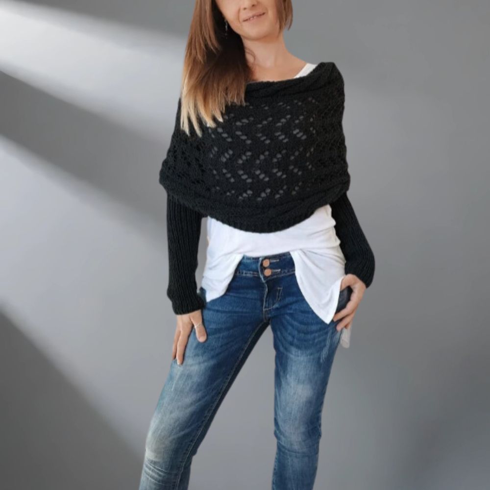 WarmWrap™ - Elegant vævet sjal