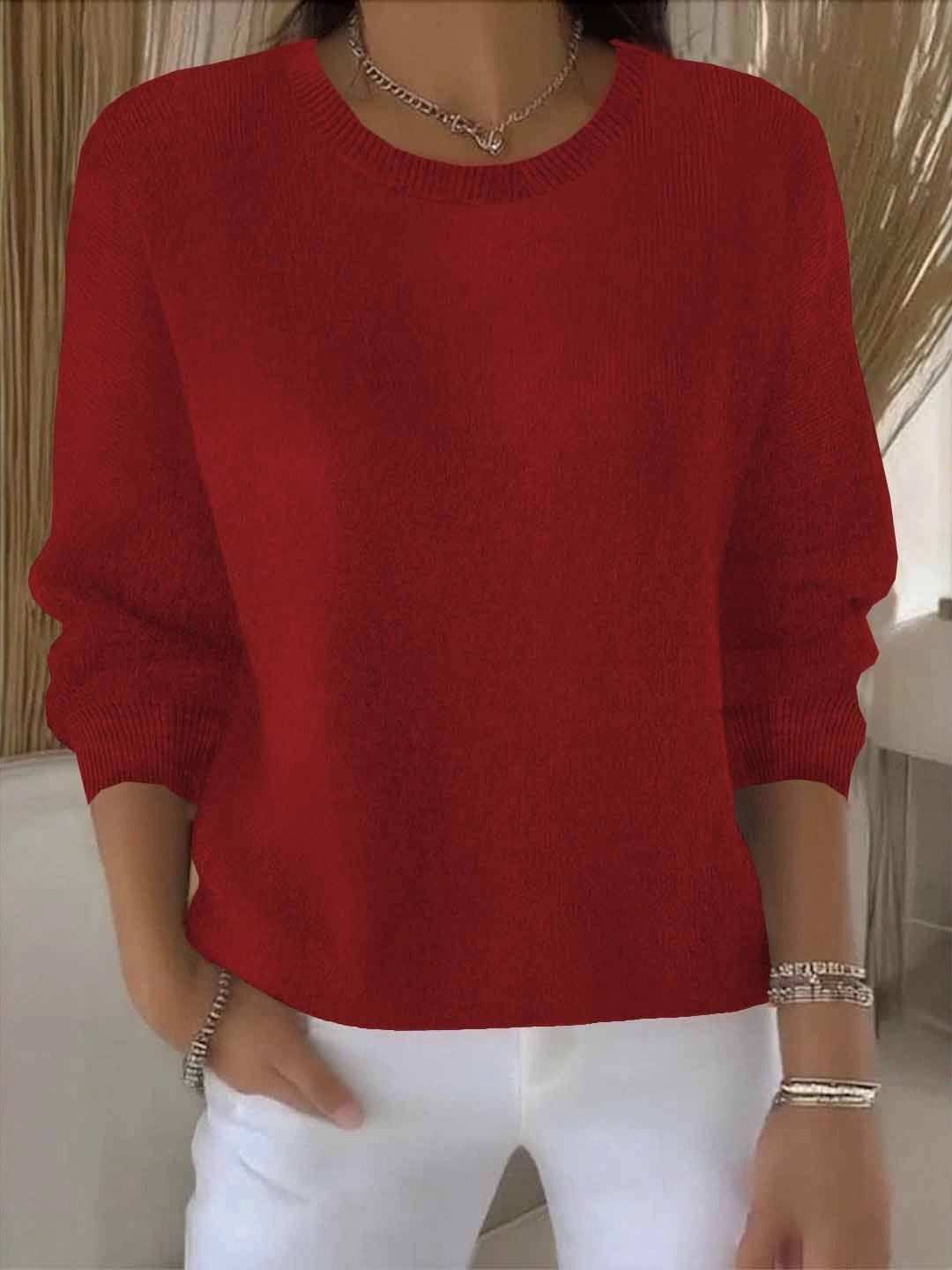 Talbot - Elegant blød striktrøje