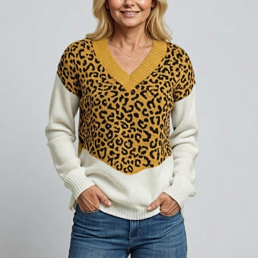 Isa - Chic Leopardtrøje