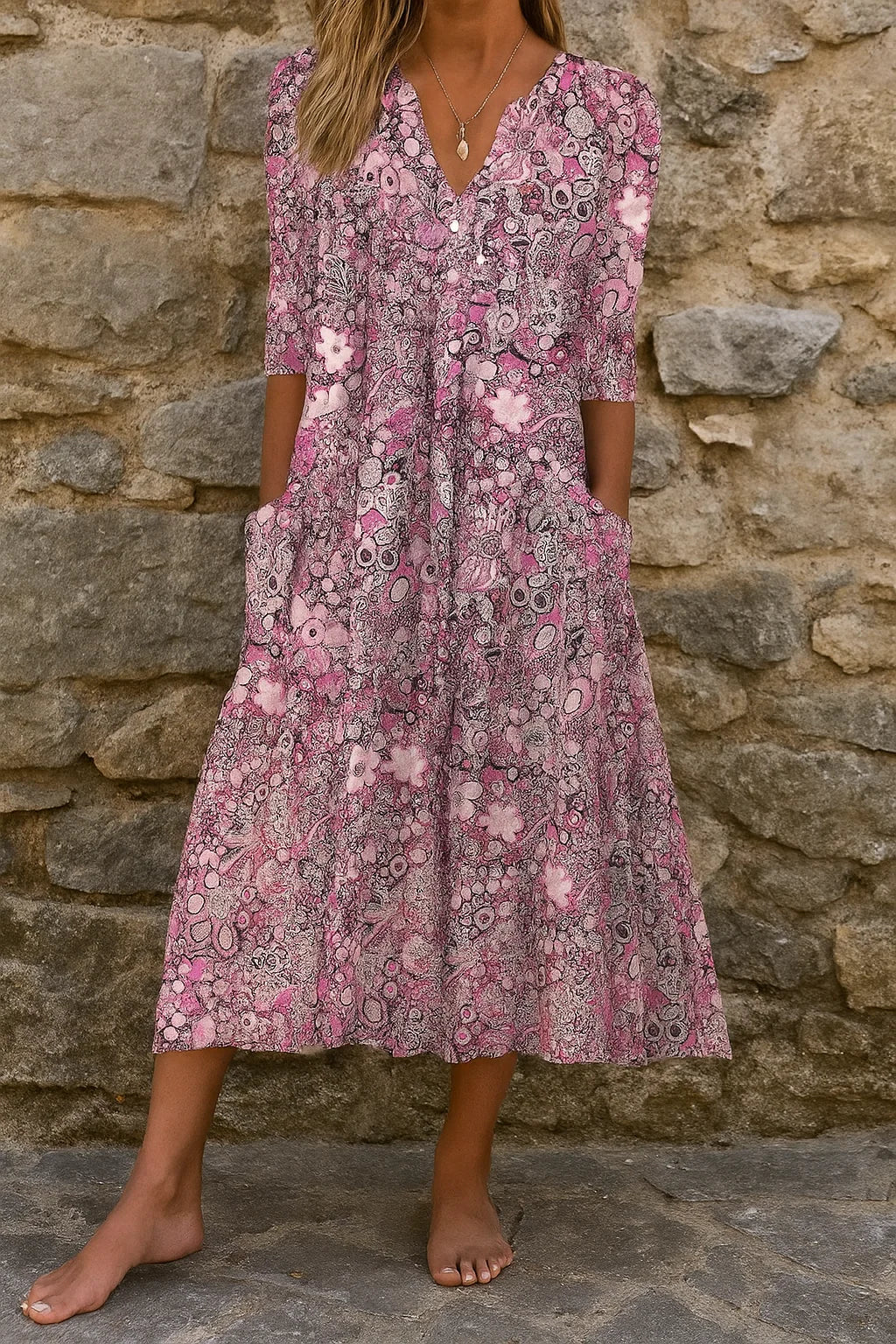 Lucille - Elegant afslappet kjole