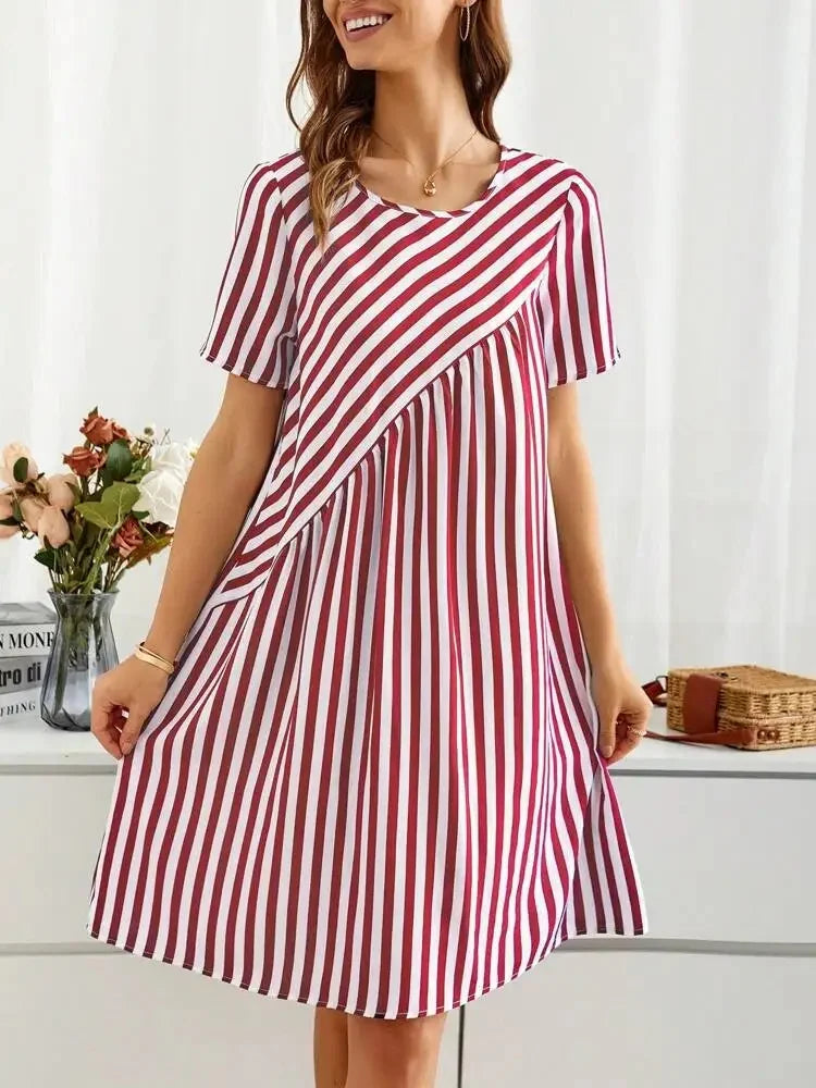 Clara - Stribet sommerkjole