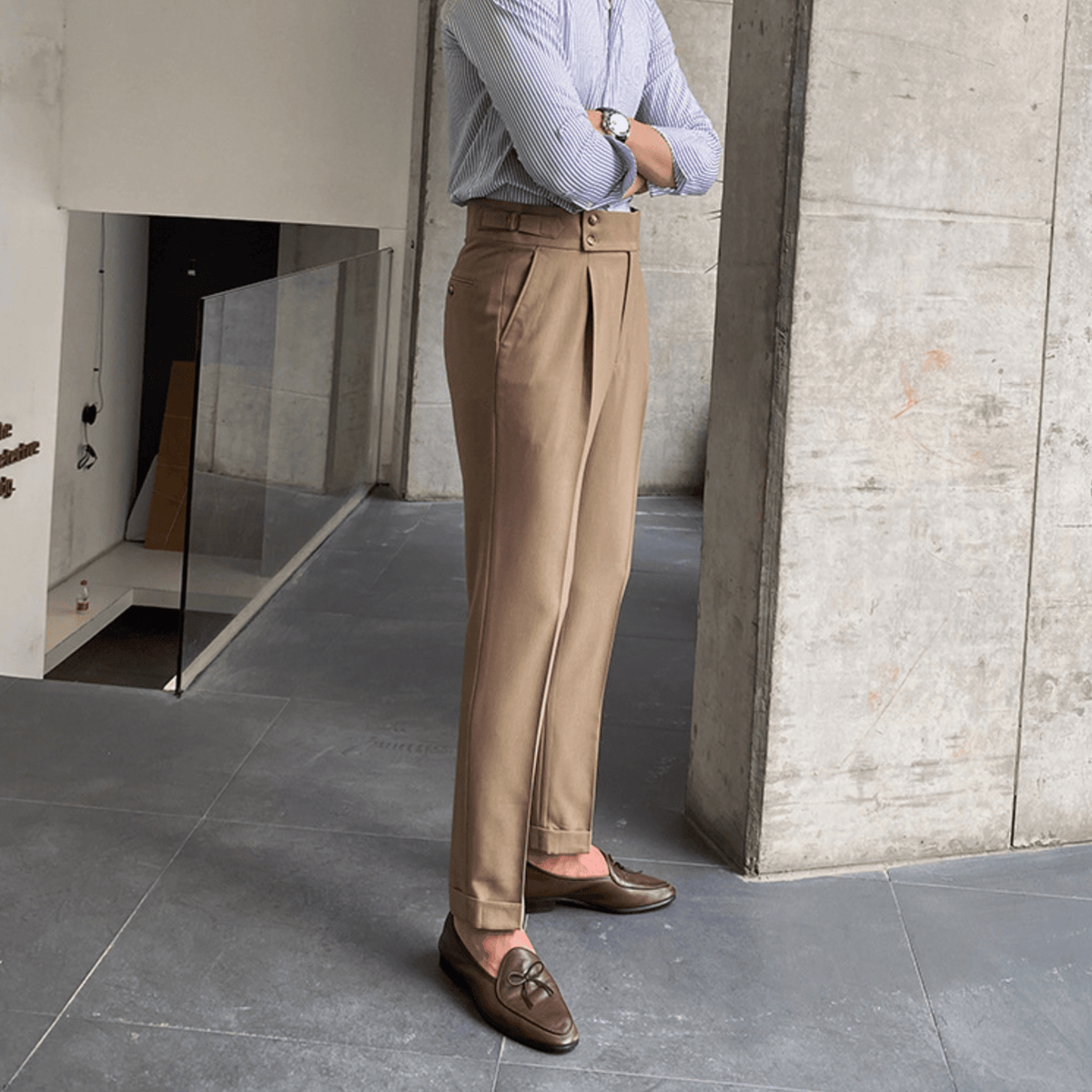 Edward - Elegante bukser med høj talje