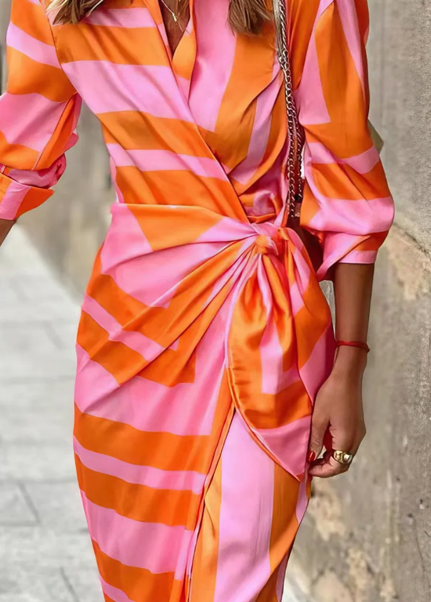 Amira - Elegant wrap-kjole