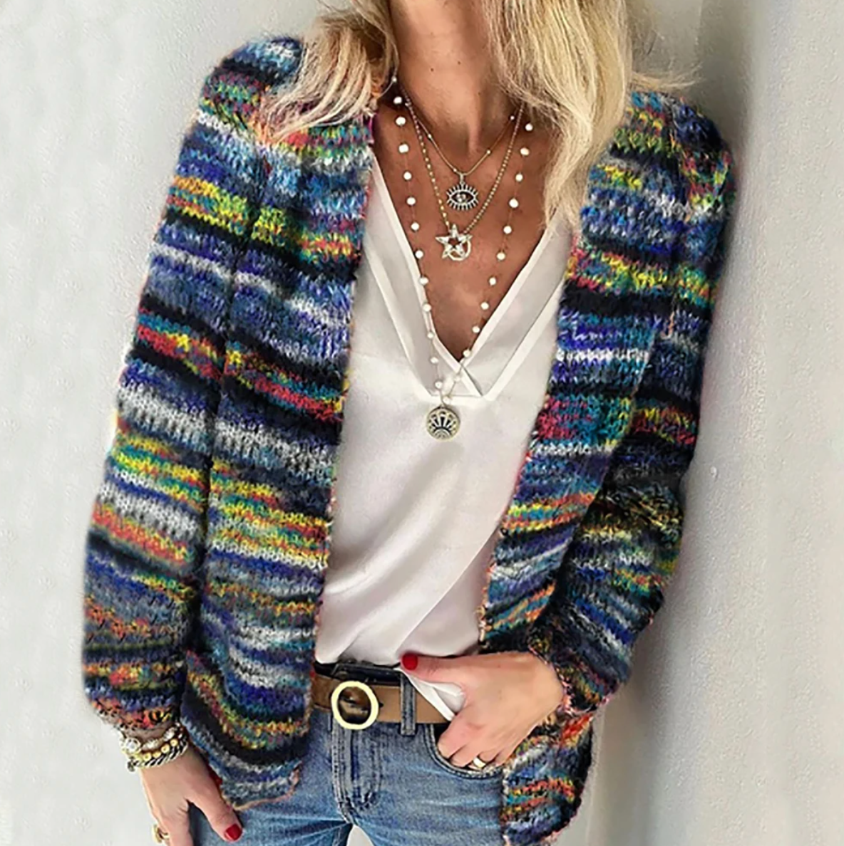Catherine - Behagelig cardigan i flere farver