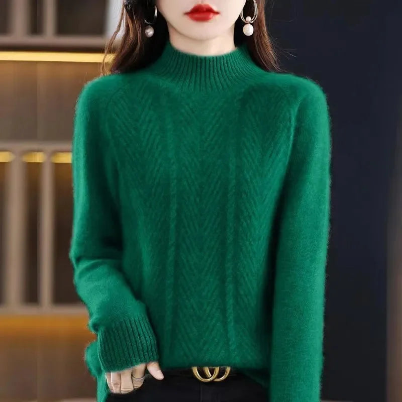 Isolde - Struktureret cashmere-striktrøje
