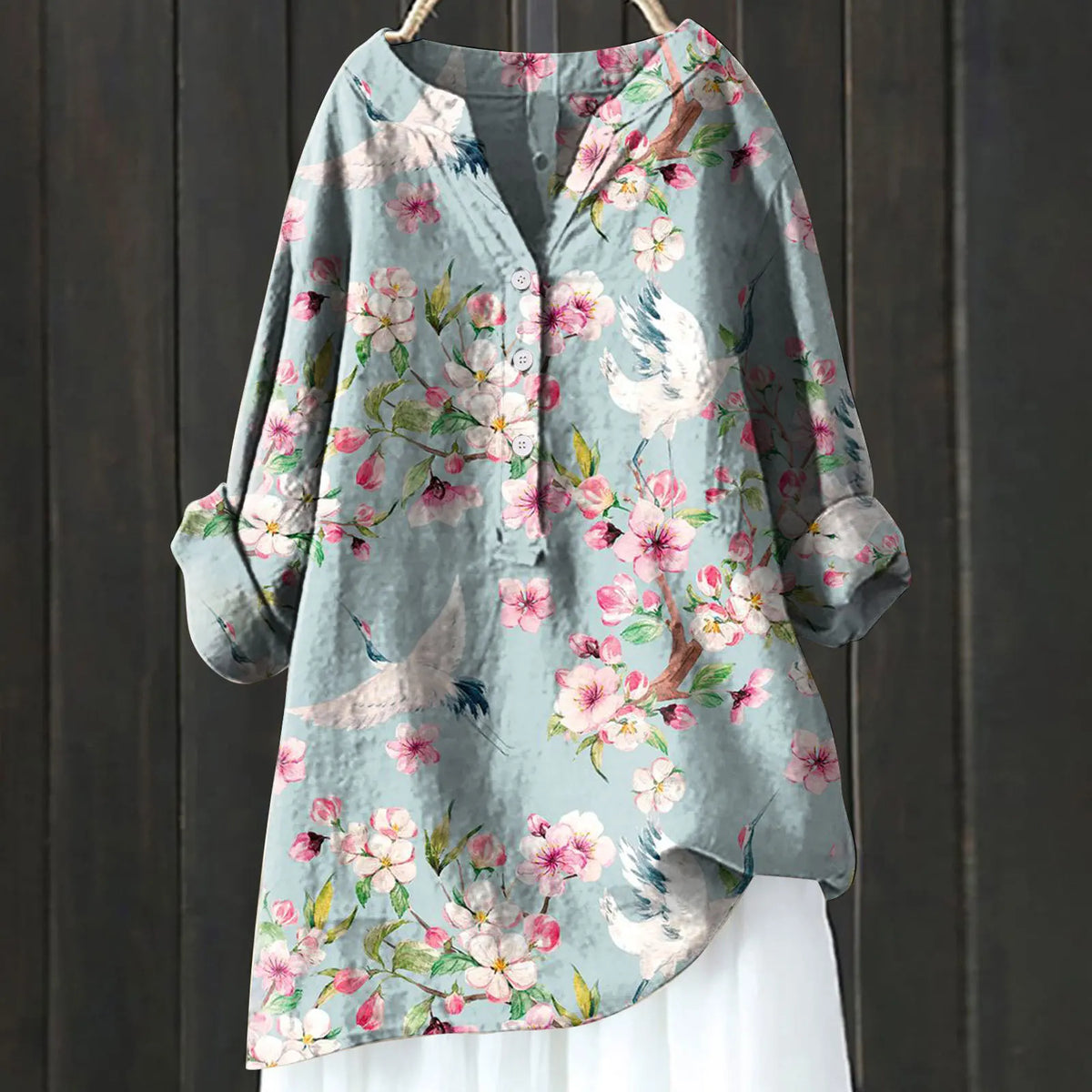 Daniela - Elegant blomstret bluse