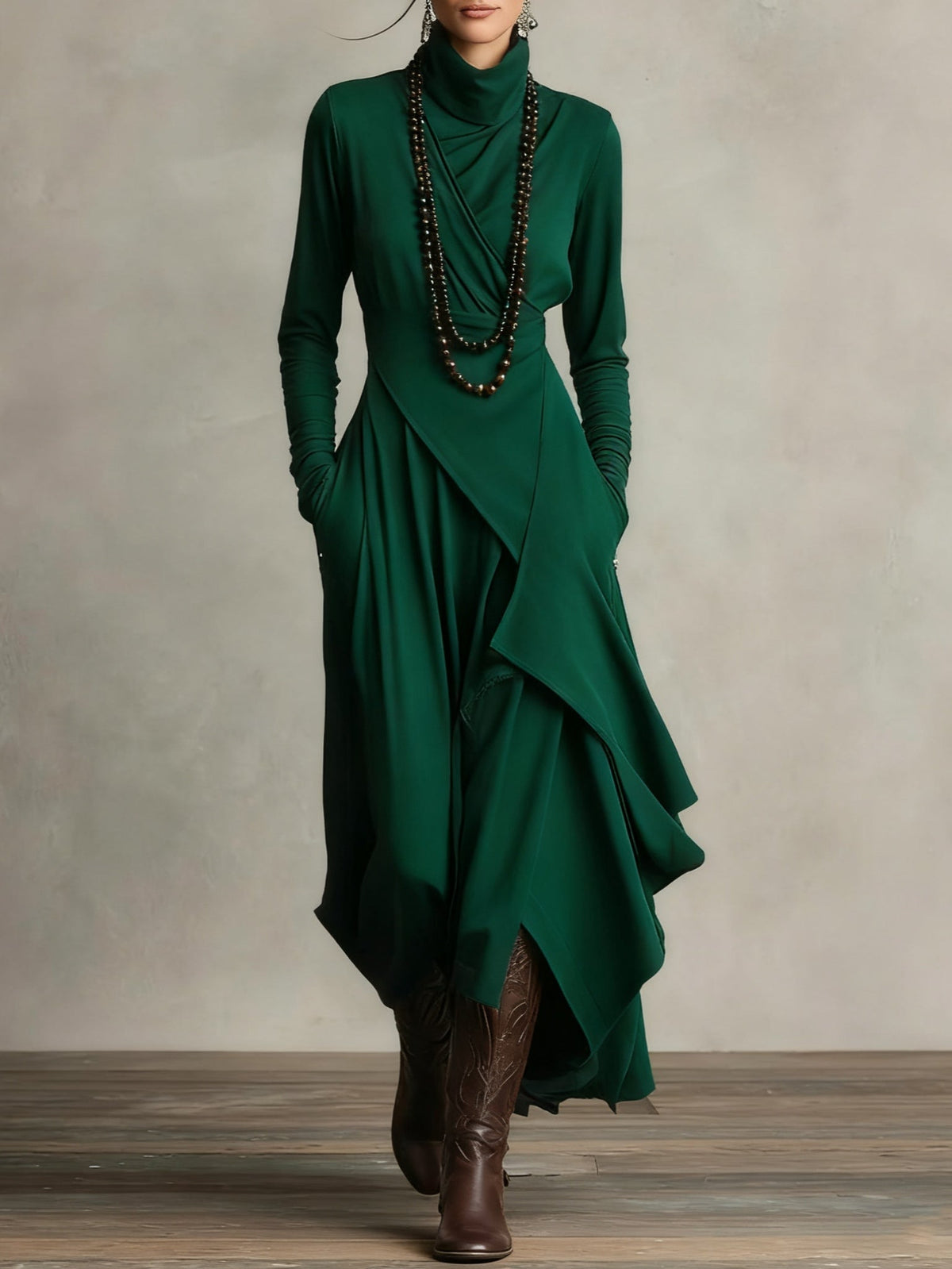 Tanya - Elegant uldkjole