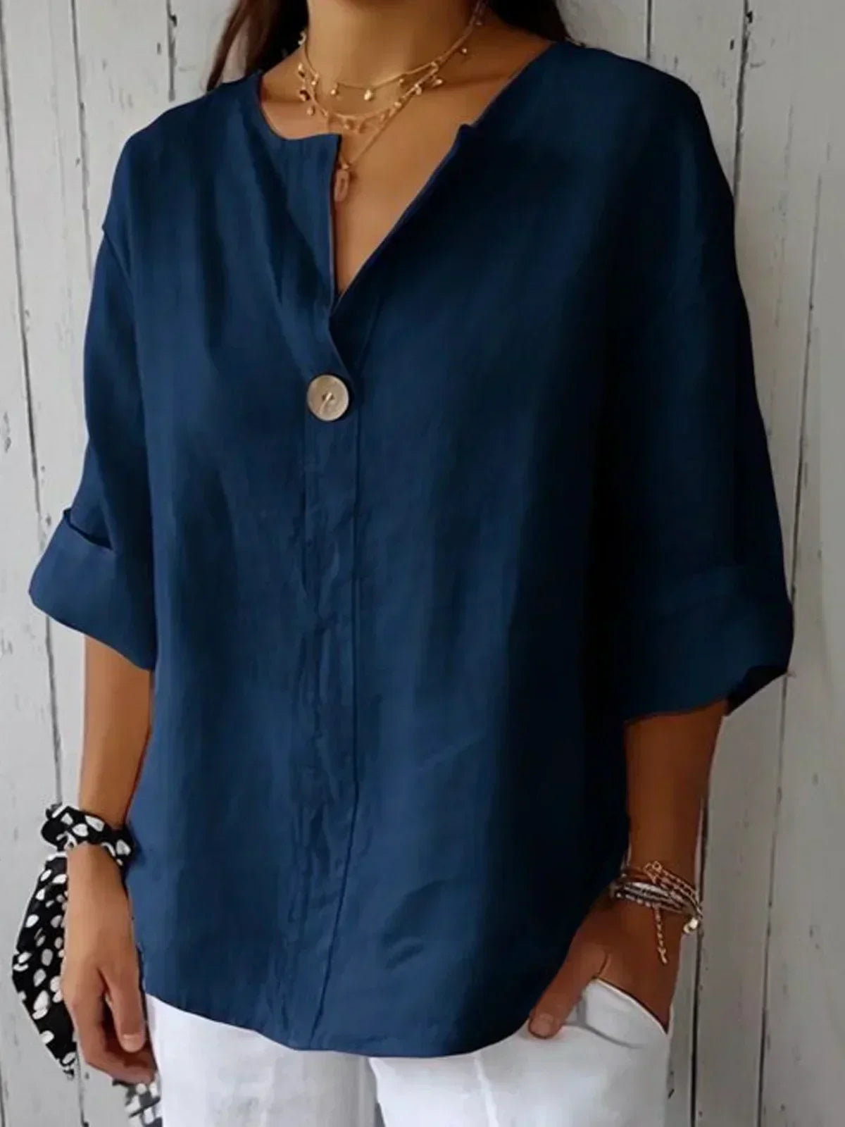 Freja - Elegant afslappet bluse