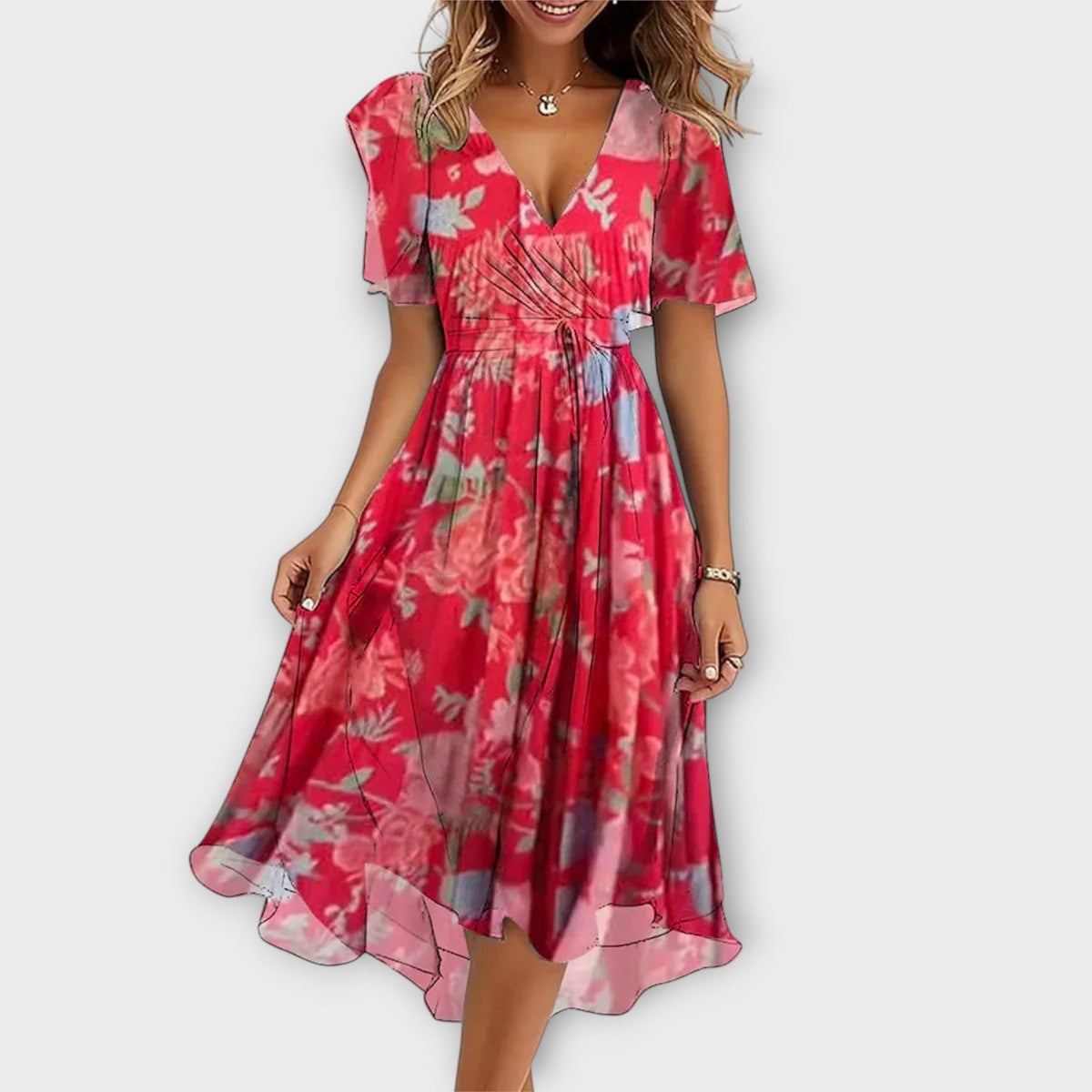 Floria | Flatterende elegant kjole