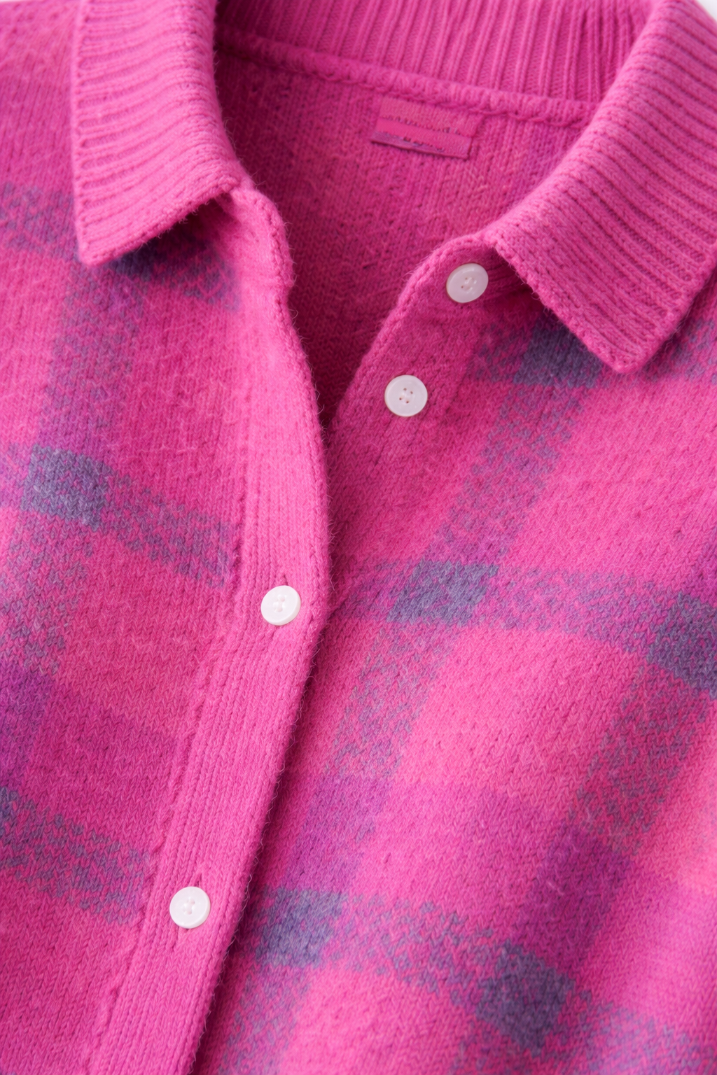 Avery - Hyggelig ternet cardigan