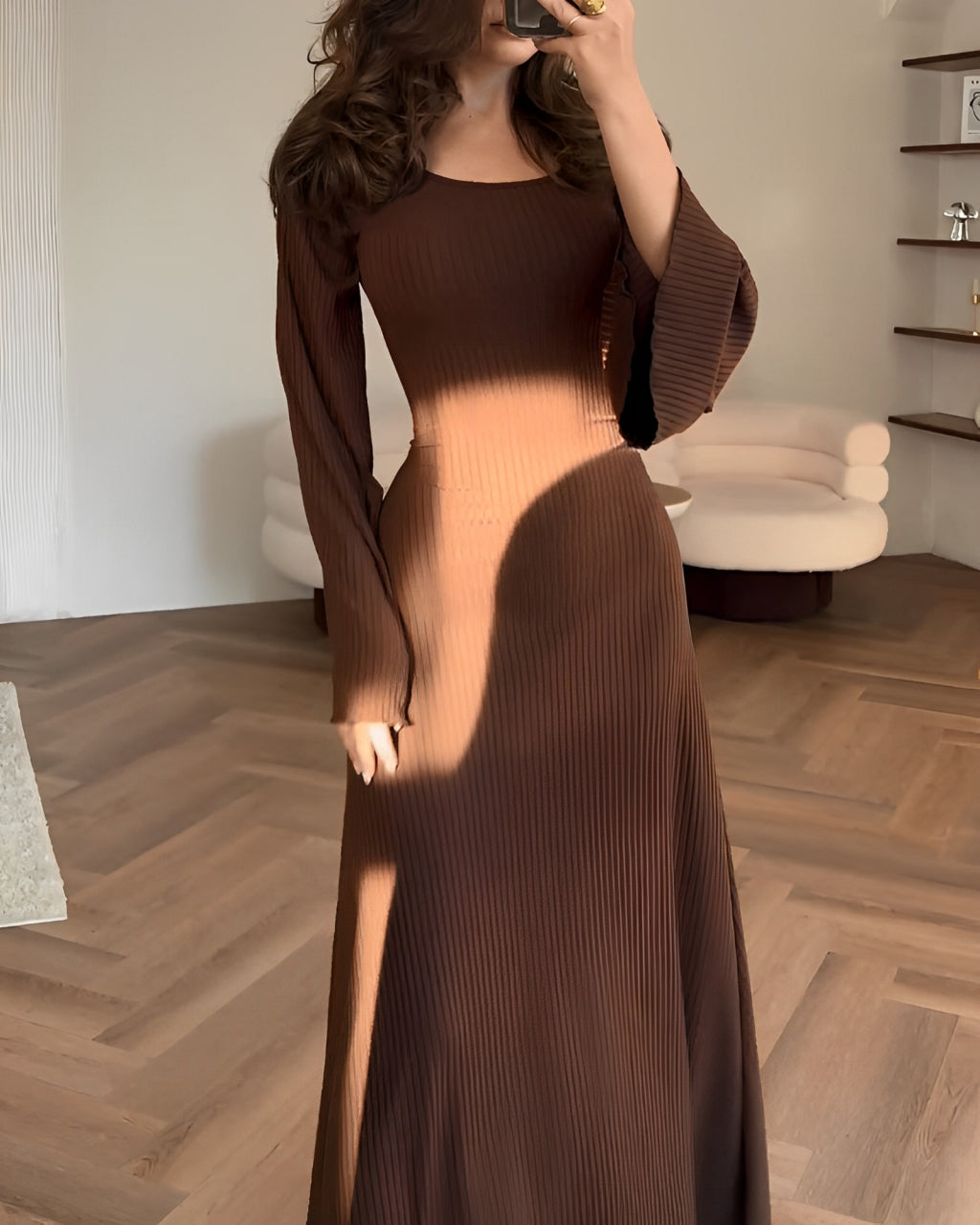 Gabriella - Elegant lang kjole