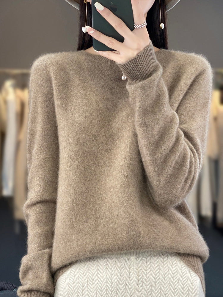 Anette - Varm cashmere-striktrøje
